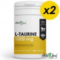Atletic Food Л-Таурин L-Taurine 1000 mg - 180 капсул (2 шт по 90 капсул)